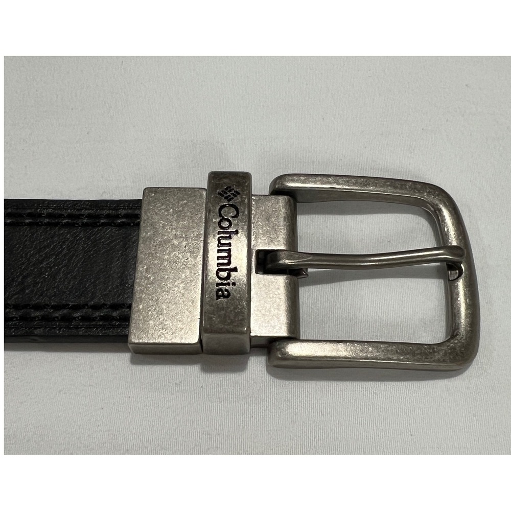 Columbia Reversible Belt Men Large 38-40 Black Brown Faux Leather 41CO310006 A62 - Picture 3 of 12